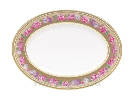 Блюдо овальное 400 мм форма Европейская рисунок Воспоминание арт. 80.58179.00.1, 