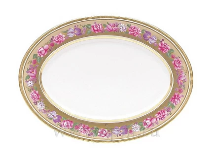 Блюдо овальное 400 мм форма Европейская рисунок Воспоминание арт. 80.58179.00.1 Блюдо овальное 400 мм форма Европейская рисунок Воспоминание арт. 80.58179.00.1