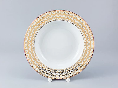 Тарелка глубокая 225 мм форма Европейская-2 рисунок Замоскворечье арт. 80.85339.00.1 Тарелка глубокая 225 мм форма Европейская-2 рисунок Замоскворечье арт. 80.85339.00.1