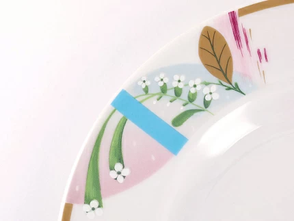 Трехпредметный комплект чайный 230 мл форма Весенняя рисунок Аромат весны арт. 81.28356.00.1