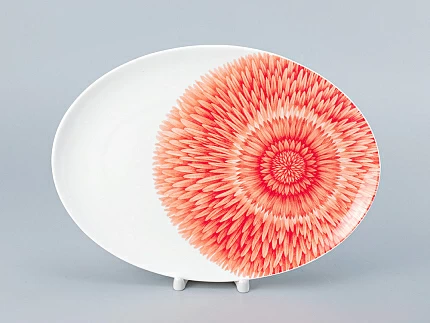 Блюдо овальное 290х210 мм форма Восточная рисунок Aloha Volcano, арт. 80.40049.00.1 Блюдо овальное 290х210 мм форма Восточная рисунок Aloha Volcano, арт. 80.40049.00.1