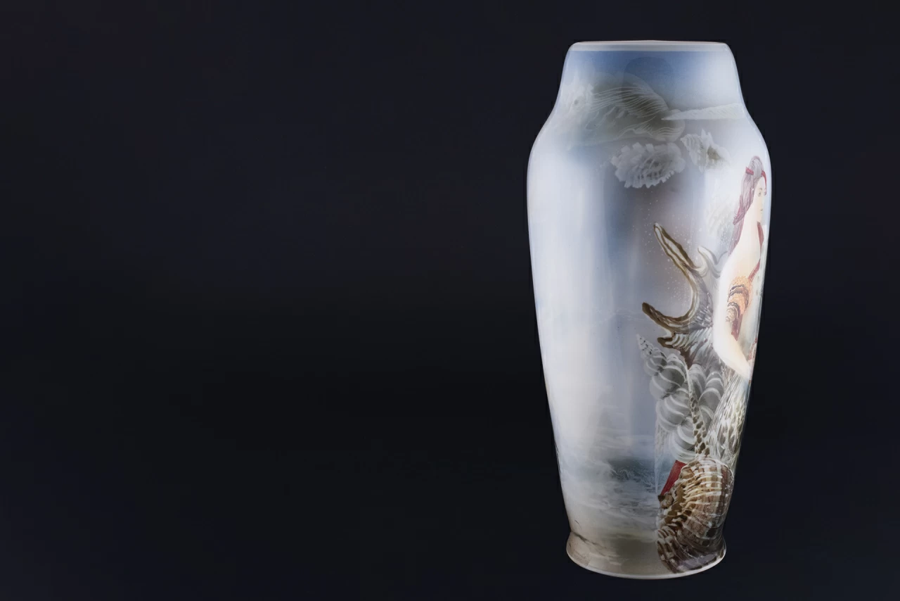 Ваза У самого синего моря на форме Музейная, арт. 60.08880.00.1, 