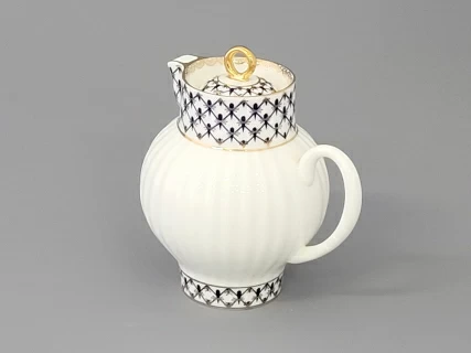 Сливочник 270 мл., форма Волна, рисунок Кобальтовая сетка 270 мл, арт. 80.06536.00.1, 