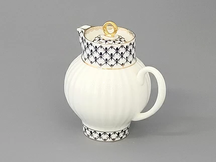 Сливочник форма Волна рисунок Кобальтовая сетка 270 мл, арт.  80.06536.00.1