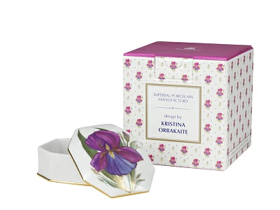 Подарочный набор форма Граненая рисунок Цветок Ириса арт. 81.26279.00.1