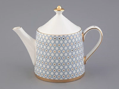 Сервиз чайный форма Идиллия рисунок Азур, 4 персоны 10 предметов, арт. 81.27757.00.1