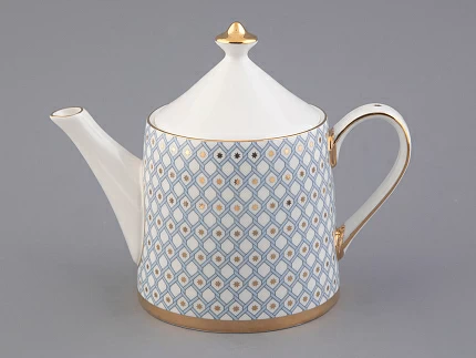 Сервиз чайный форма Идиллия рисунок Азур, 4 персоны 10 предметов, арт. 81.27757.00.1