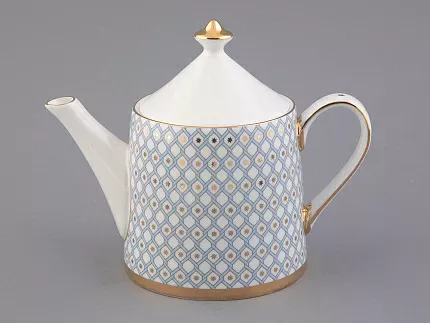 Сервиз чайный форма Идиллия рисунок Азур, 4 персоны 10 предметов, арт. 81.27757.00.1