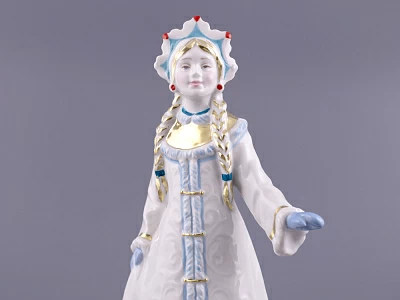 Скульптура Снегурочка-снежинка Девочка Снегурочка арт. 82.39709.00.1