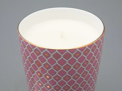 Подарочный набор Свеча ароматическая Идиллия Астра 2 аромат Ванильное небо, арт 81.33303.00.1, 