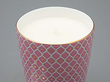 Подарочный набор Свеча ароматическая Идиллия Астра 2 аромат Ванильное небо, арт 81.33303.00.1