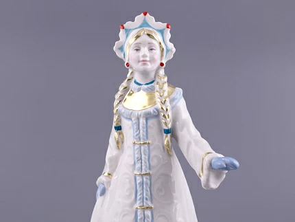 Скульптура Снегурочка-снежинка Девочка Снегурочка арт. 82.39709.00.1