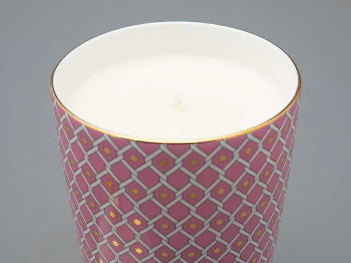 Подарочный набор Свеча ароматическая Идиллия Астра 2 аромат Ванильное небо, арт 81.33303.00.1, 