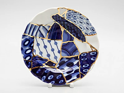 Тарелка 200 мм форма Тюльпан рисунок Байкал 1, арт. 80.37278.00.1