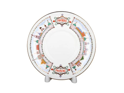 Чашка с блюдцем кофейная 180 мл форма Билибина рисунок Москва Златоглавая арт. 81.16096.00.1