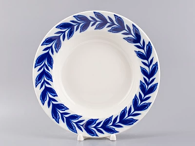 Тарелка 220 мм форма Глубокая, рисунок Флер арт. 80.99828.00.1