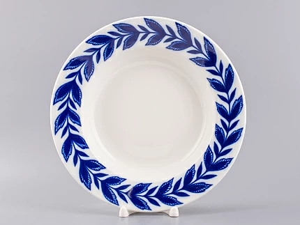 Тарелка 220 мм форма Глубокая, рисунок Флер арт. 80.99828.00.1