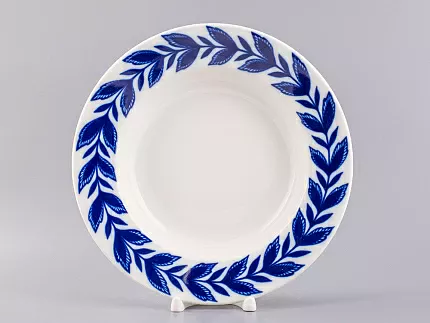 Тарелка 220 мм форма Глубокая, рисунок Флер арт. 80.99828.00.1