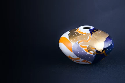 Ваза Дракон, на форме Магнолия, арт 60.14285.00.1 Ваза Дракон, на форме Магнолия, арт 60.14285.00.1