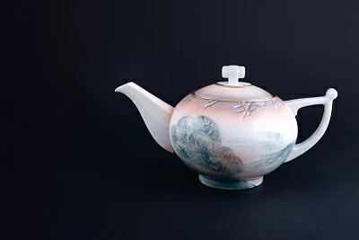 Заварочный Чайник Зима в деревне на форме Кострома арт 40.03496.00.1