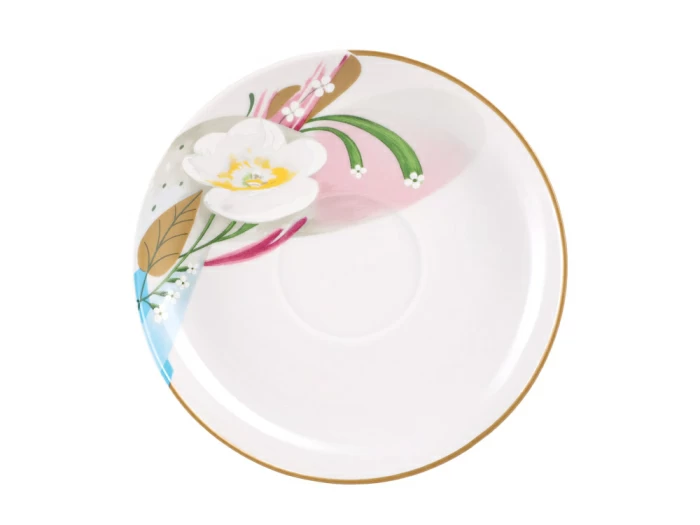 Трехпредметный комплект чайный 230 мл форма Весенняя рисунок Аромат весны арт. 81.28356.00.1, 