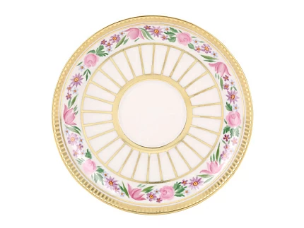 Чашка с блюдцем чайная 240 мл форма Александрия рисунок Воспоминание  арт. 81.17422.00.1 Чашка с блюдцем чайная 240 мл форма Александрия рисунок Воспоминание  арт. 81.17422.00.1