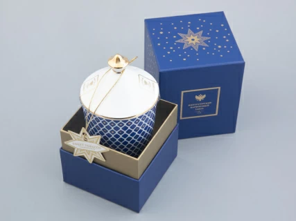 Подарочный Набор Свеча ароматическая Индиго 2 аромат Ваниль Сладкий табак арт. 81.32063.00.1, 