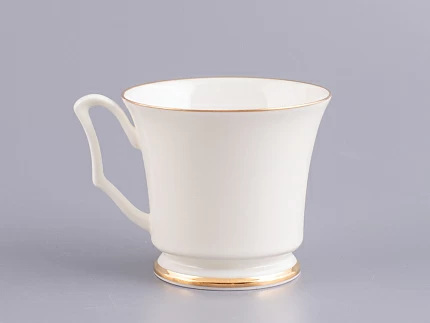 Чашка с блюдцем кофейная 145 мл форма Юлия рисунок Золотая лента арт. 81.17853.00.1