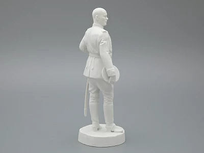 Скульптура Маршал Конев И.С., в подарочной упаковке, Белый бисквит, арт. 81.33454.00.1 Скульптура Маршал Конев И.С., в подарочной упаковке, Белый бисквит, арт. 81.33454.00.1