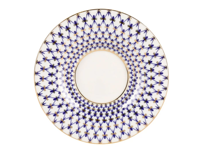 Сервиз чайный форма Юлия рисунок Кобальтовая сетка, 6 персон 14 предметов арт. 81.26236.00.1, 