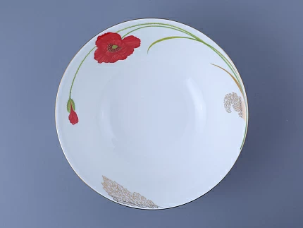 Салатник 240 мм форма Премиум рисунок Маки, арт. 80.06321.00.1