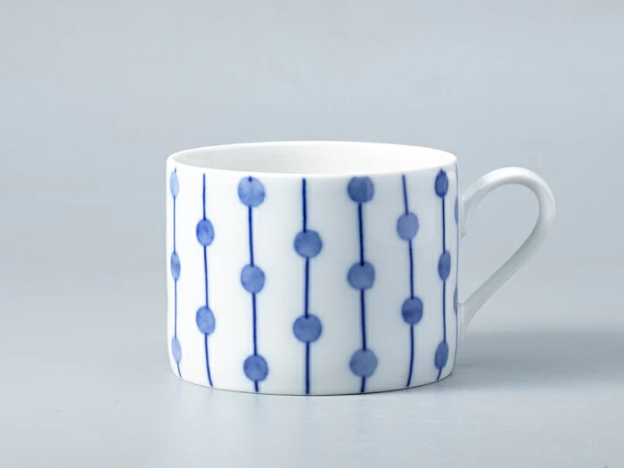 Чашка с блюдцем форма Соло рисунок Реки России. Лена арт. 81.28757.00.1, 