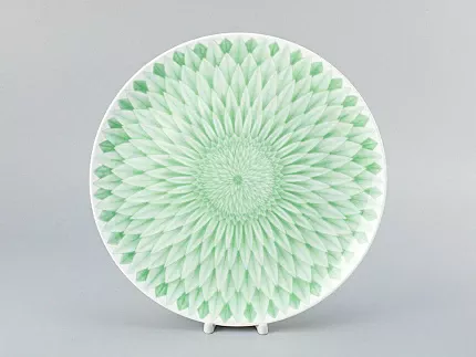 Блюдо круглое 310 мм форма Восточная рисунок Aloha Lagoon, арт. 80.40051.00.1