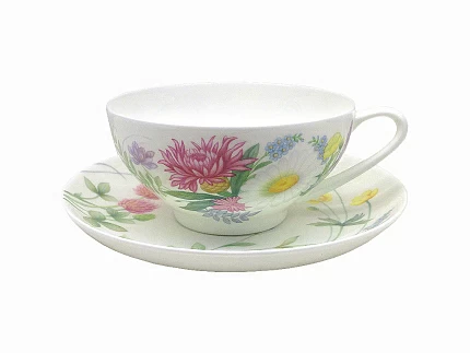 Сервиз чайный форма Купольная рисунок Полевые цветы, 6 персон 14 предметов, арт. 81.23109.00.1