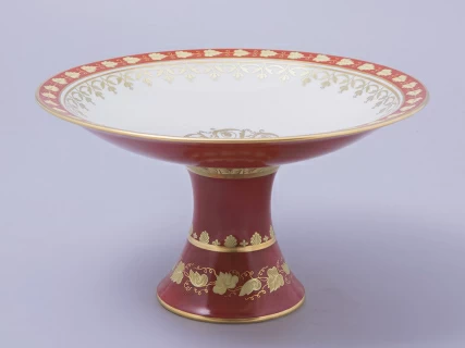 Ваза для фруктов, форма Молодежная, рисунок Гурьевский сервиз, арт. 80.43401.00.1, 