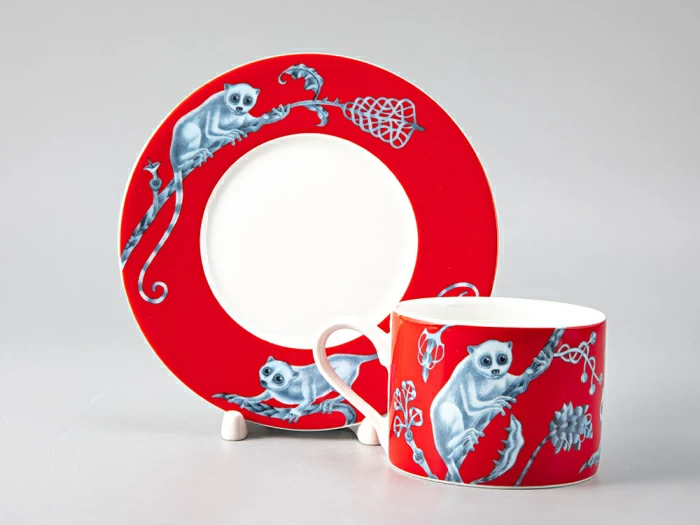 Чашка с блюдцем Лямурия Красный арт. 81.29857.00.1, 