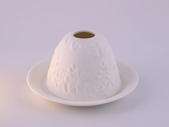 Подсвечник Литофания Рождественский венок LED светильник, арт. 81.10259.00.1, 