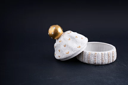 Шкатулка Детская шапочка, рисунок Золотой Помпон, арт 60.14116.00.1