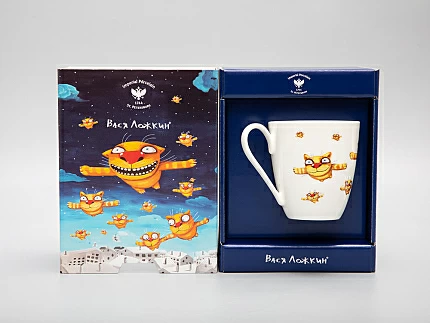 Бокал в подарочной упаковке, форма Вариации, Вася Ложкин. Вечерний полет, арт. 81.29342.00.1 Бокал в подарочной упаковке, форма Вариации, Вася Ложкин. Вечерний полет, арт. 81.29342.00.1