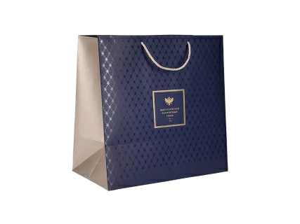 Подарочный пакет средний 380х220х380 мм Синий арт. 14.20023.01, 