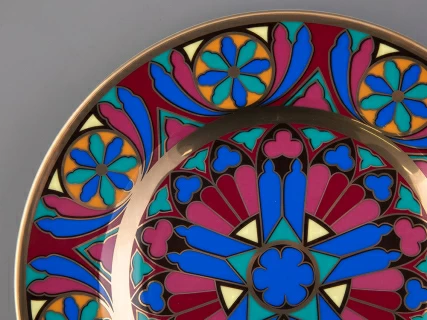 Тарелка декоративная 270 мм Европейская, в подарочной упаковке, рисунок Готическая 7 арт. 81.25628.00.1, 