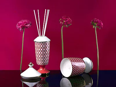 Подарочный Набор Свеча ароматическая рисунок Скарлетт 2 аромат Ванильная дымка, арт. 81.30078.00.1