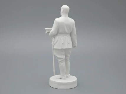 Скульптура Маршал Жуков Г.К., в подарочной упаковке, Белый бисквит, арт. 81.33453.00.1, 