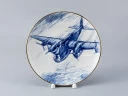 Тарелка декоративная 195 форма Эллипс рисунок Бомбардировщик Пе-2, арт. 80.99014.00.1, Тарелка декоративная 195 форма Эллипс рисунок Бомбардировщик Пе-2, арт. 80.99014.00.1,