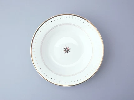 Тарелка глубокая 235 мм форма Стандартная 2 рисунок Азур золотой арт. 80.93400.00.1