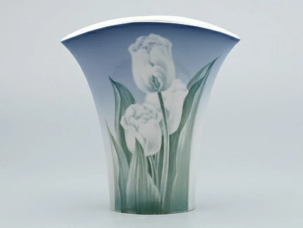 Ваза форма Утренний цветок, рисунок Тюльпаны, арт 80.42806.00.1