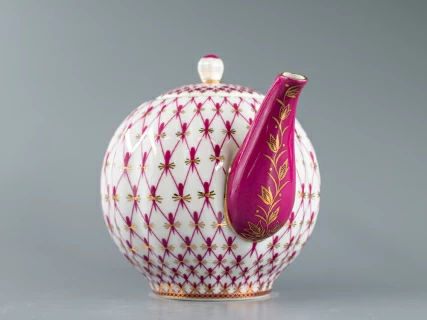 Чайник заварочный форма Тюльпан рисунок Сетка-Блюз 2 арт. 80.86209.00.1, 