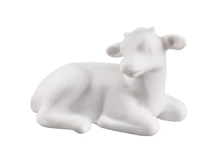 Скульптура форма Бычок-малыш рисунок Белый арт. 82.65165.00.1