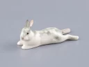 Скульптура Кролик лежебока серый арт. 82.68949.00.1, 