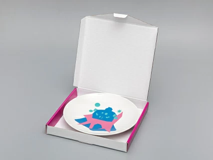 Декоративная тарелка в подарочной упаковке 195 мм, форма Эллипс рисунок Magic cat 4, арт. 81.29506.00.1, 